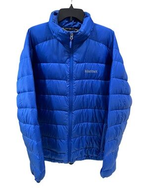 Marmot Men’s Blue 800 Fill Down Jacket Size XL